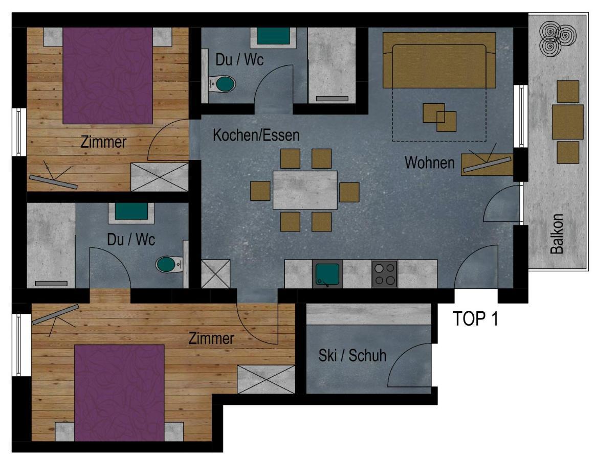 Apart Scharler Mit Silvretta Card See Eksteriør bilde