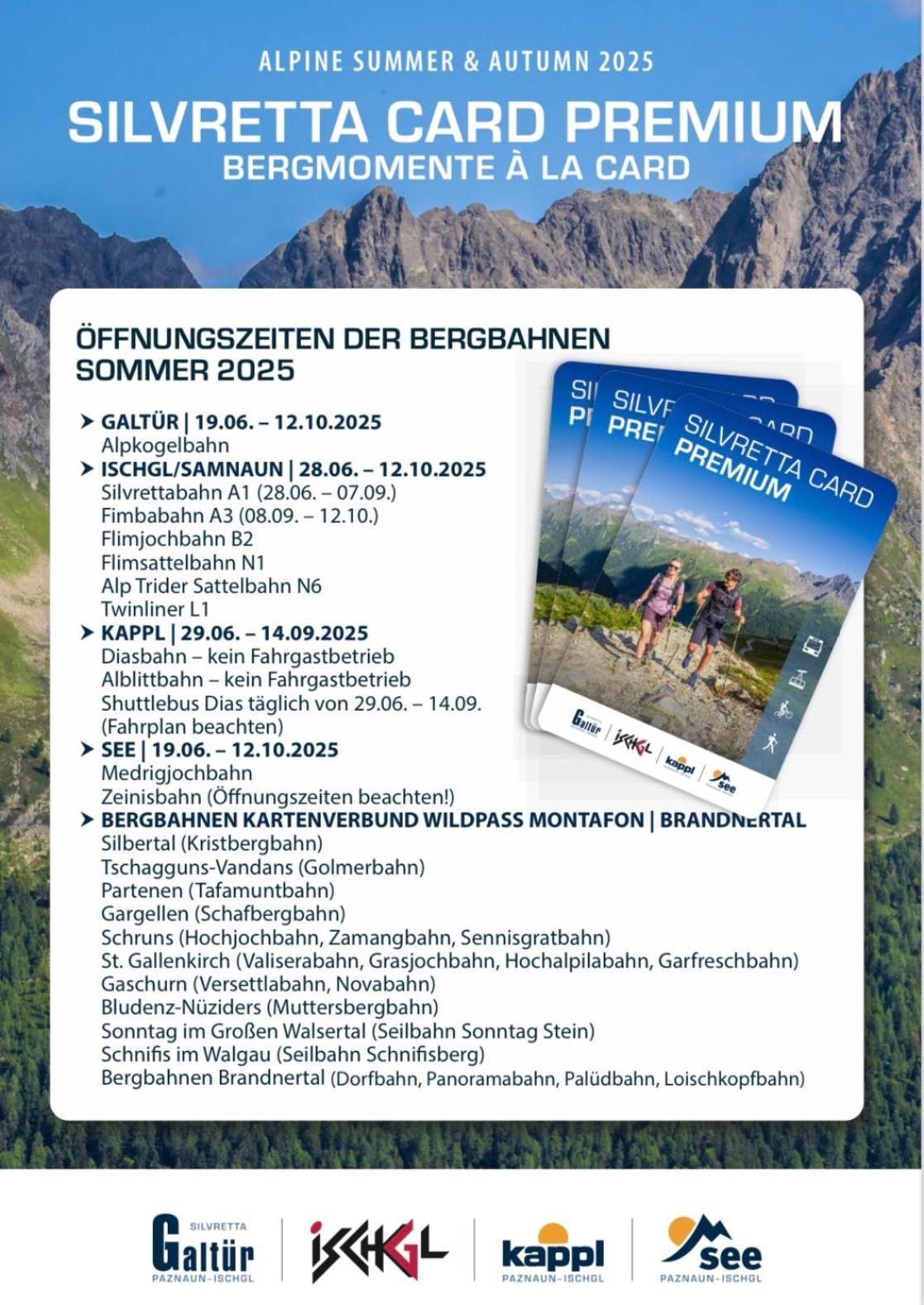 Apart Scharler Mit Silvretta Card See Eksteriør bilde